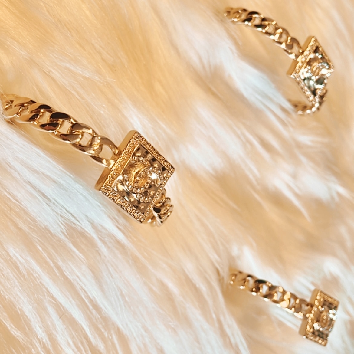 香奶奶經典方金鑽牌高奢定製手鐲