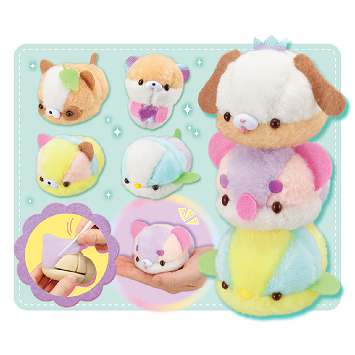 KURUMARU創意拼拼公仔 (豪華版)