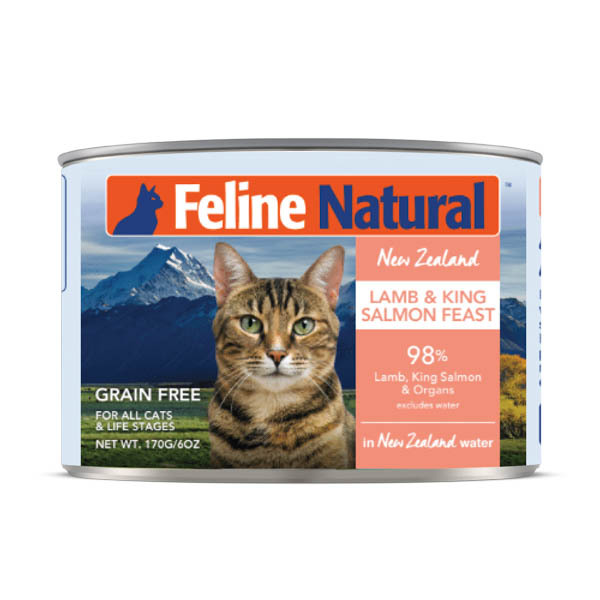 K9 Feline Natural - 主食罐 羊肉三文魚盛宴 Lamb & King Salmon Feast 170g