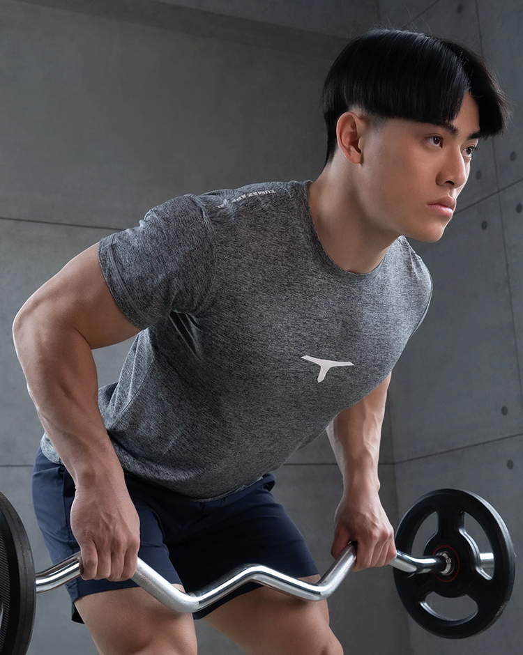 托瑪斯經典麻花男短袖（灰麻花）