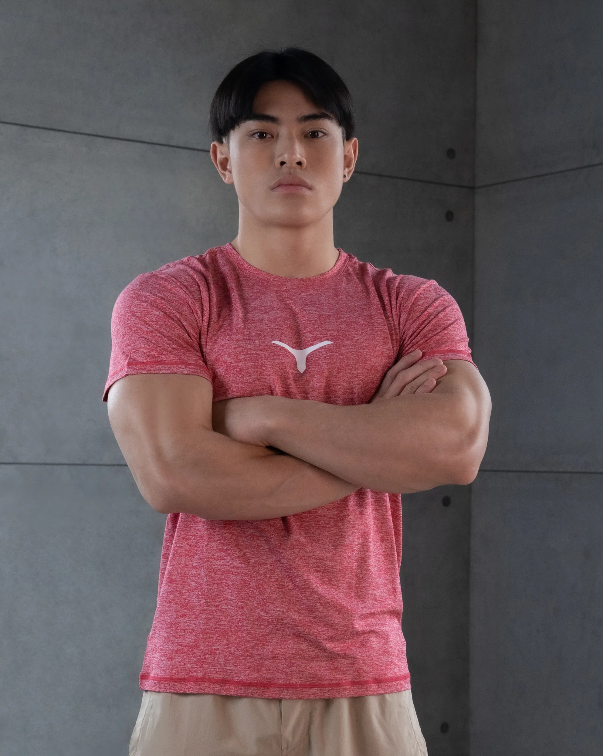 托瑪斯經典麻花男短袖（紅白麻花）