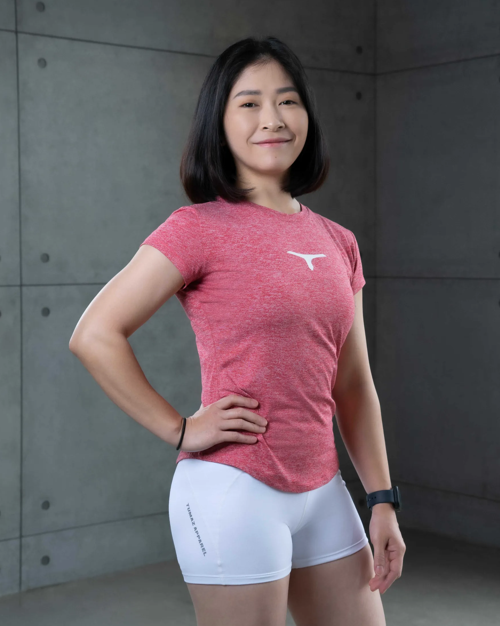 托瑪斯經典麻花女短袖（紅白麻花）