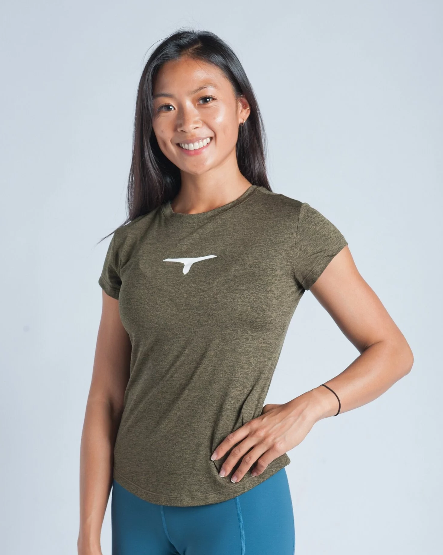 托瑪斯經典麻花女短袖（綠黑麻花）