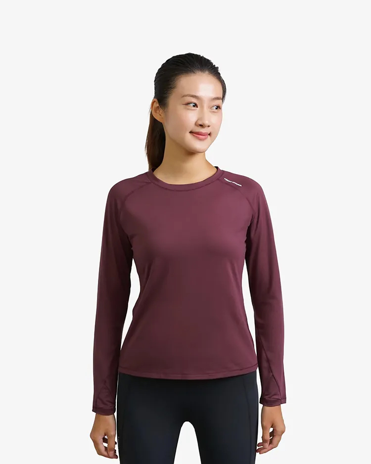 托瑪斯經典女長袖（波特酒紅）