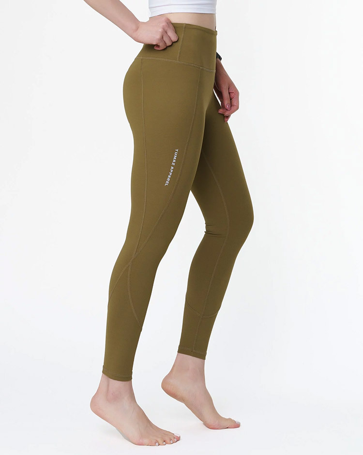 托瑪斯經典女緊身褲（橄欖綠）