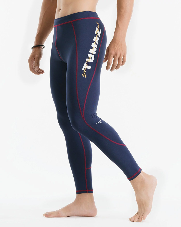 托瑪斯經典男緊身褲（英雄藍）