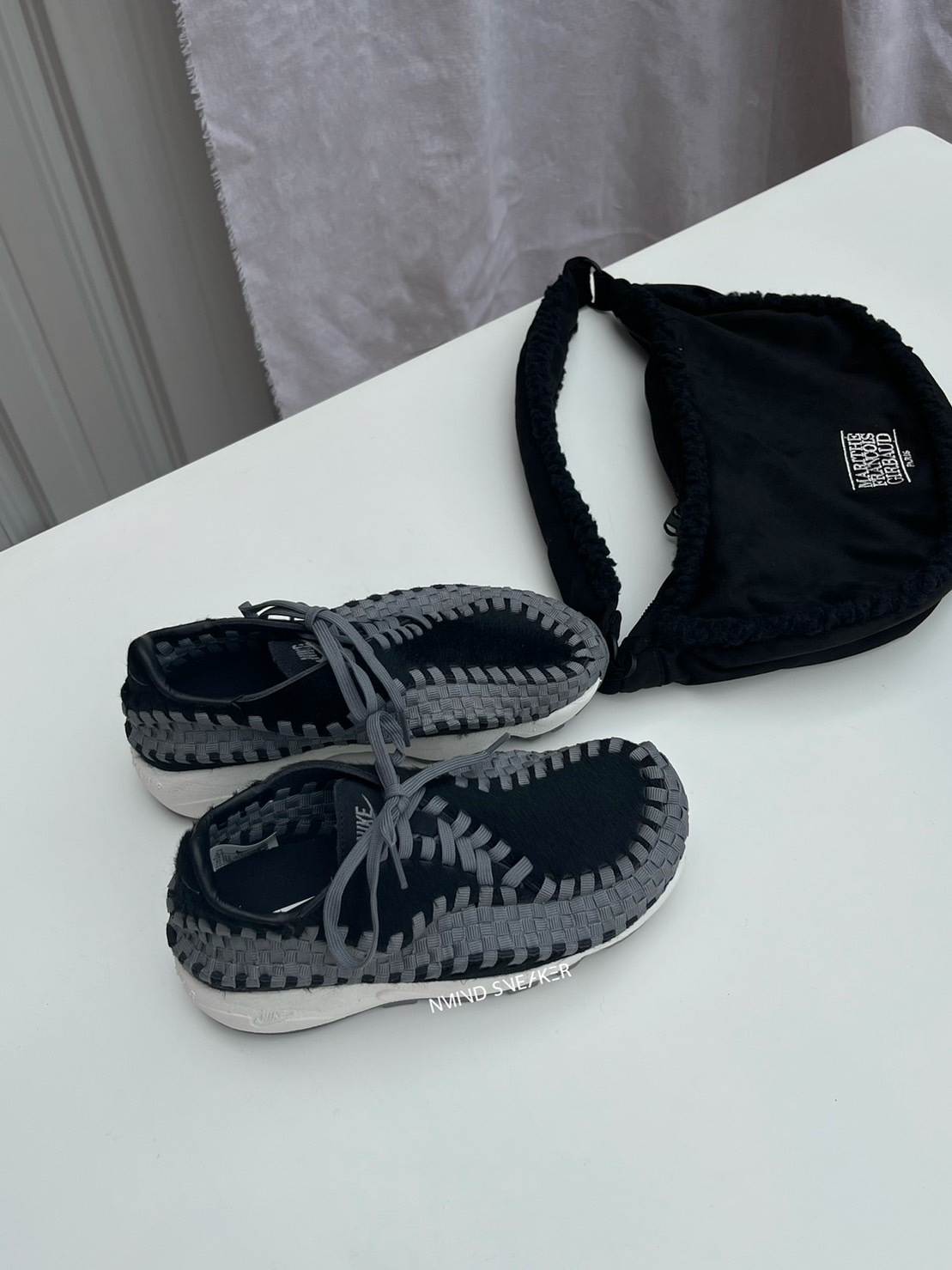 <線上SALE❤️‍🔥>Nike Air Footscape Woven "Black and Smoke Grey" 黑灰馬毛 (FB1959-001)