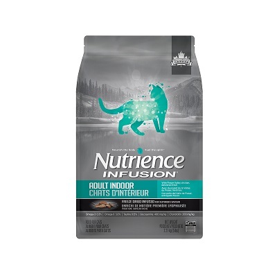 Nutrience Infusion 凍乾外層鮮雞肉室內貓配方2.27kg / 5kg