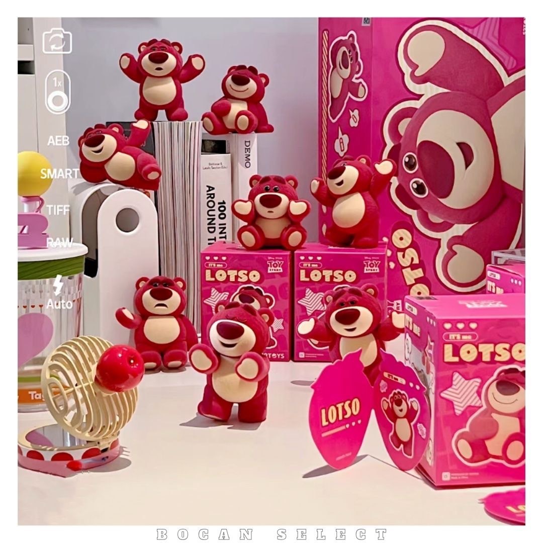 TOY STORY LOTSO STRA WBERRY BEAR 迪士尼正版授權 草莓熊 熊抱哥 盲盒 8款+1隱藏