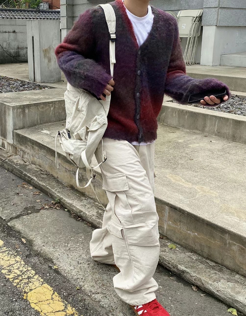 現貨🇰🇷韓國 側口袋 小暗袋 工裝 長褲