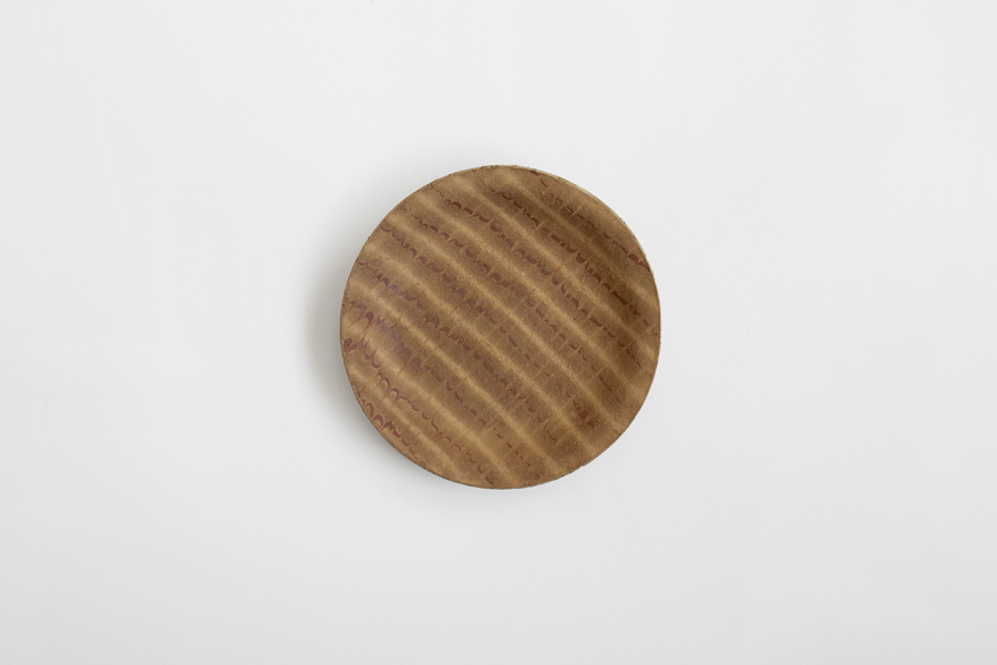 十場天伸-5寸皿-漆