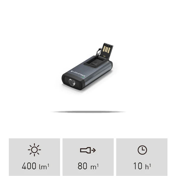Ledlenser EDC 充電迷你匙扣燈(4GB 記憶體容量) K6R.4GB