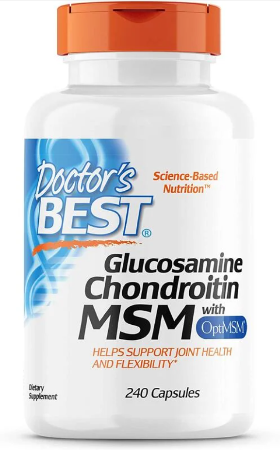 [預購] Doctor's Best 葡萄糖胺 軟骨素 240粒 Glucosamine Chondroitin MSM