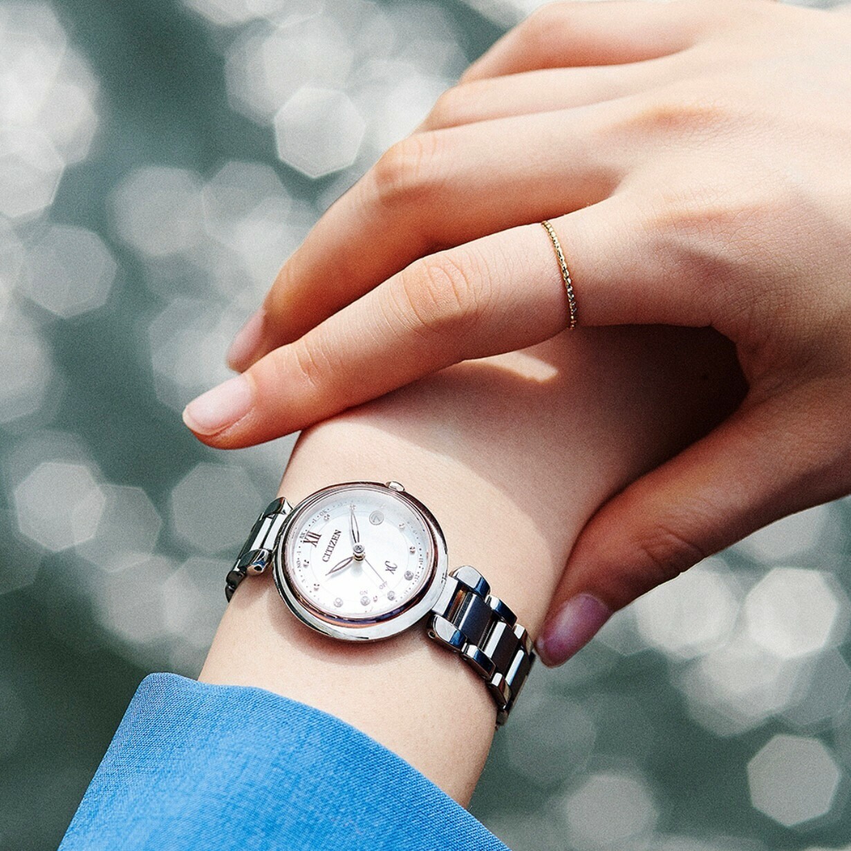 【CITIZEN 星辰】心蕊．輕奢限定款 ES9466-65W 29mm 現代鐘錶