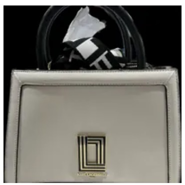 [S] KARL LAGERFELD LH0DR2BS SIMONE SATCHEL,WINTER WHITE, 194775404412 (SKL781)