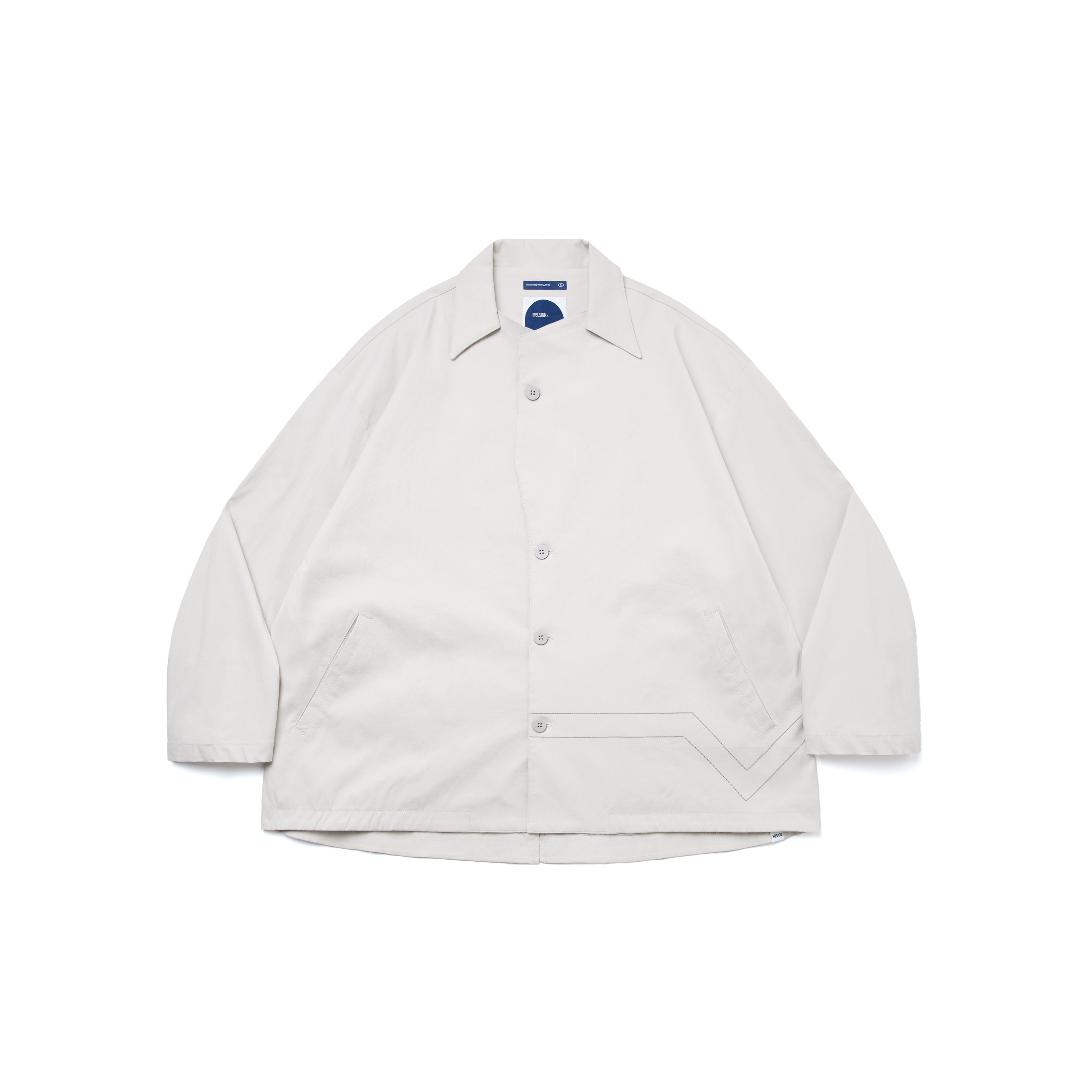 MELSIGN - “Nefelibata” Patched Tailored Blazer - Ivory