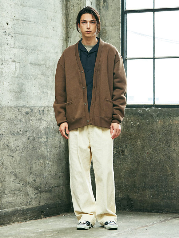 日本授權 United Athle 5790-01 10.0oz. T/C 寬鬆開襟外套（內刷毛）