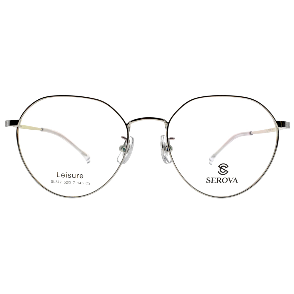 【SEROVA】SL377 (兩色) 韓系橢圓框光學眼鏡