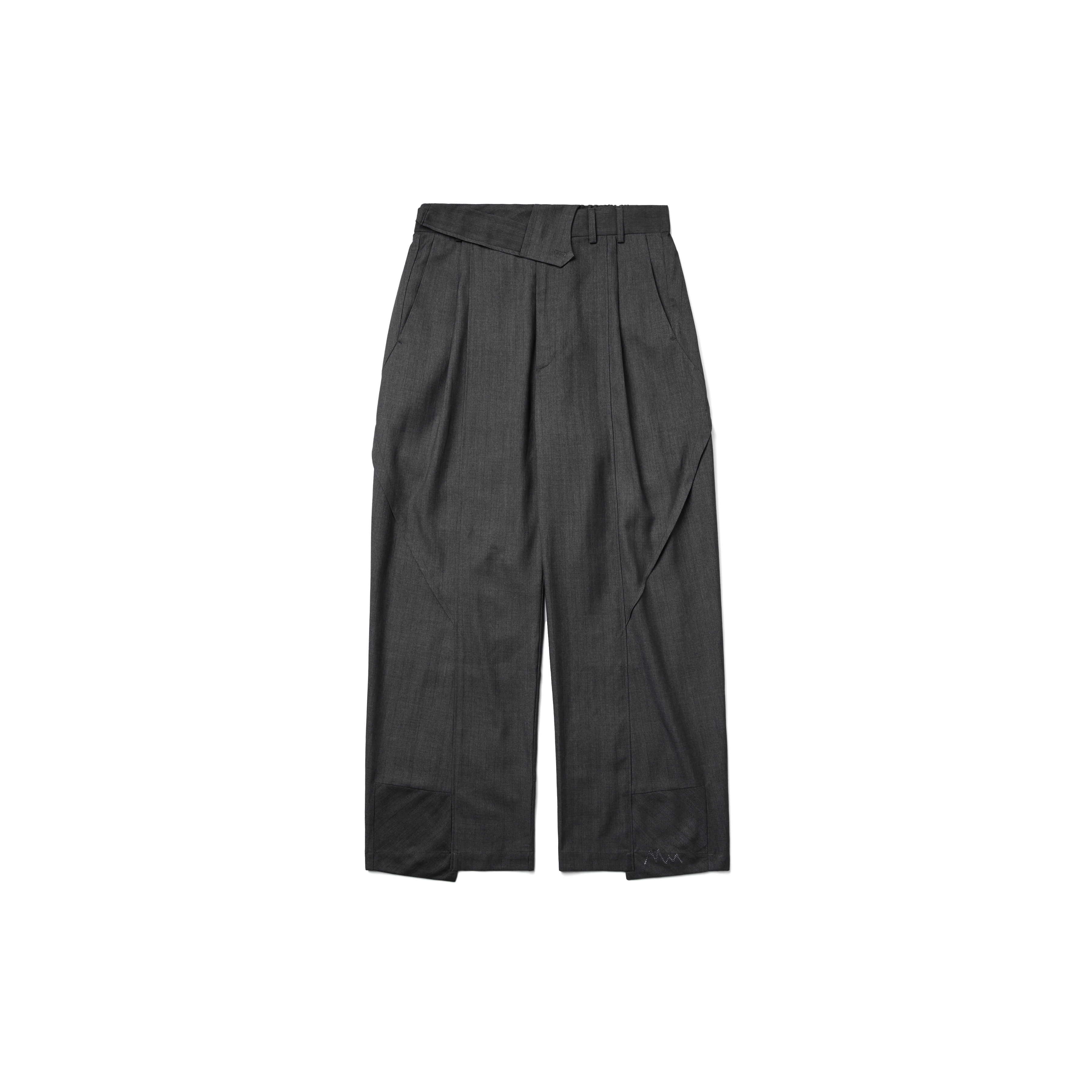 MELSIGN - “Nefelibata” Asymmetrical Trousers - Iron
