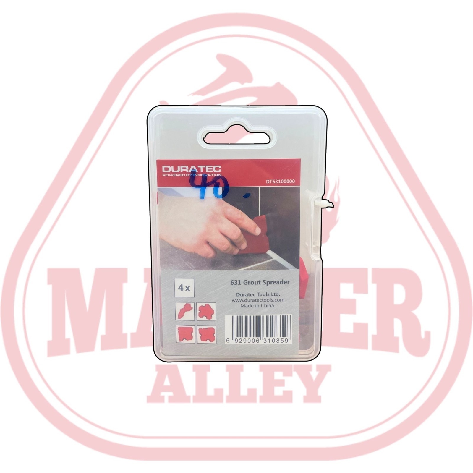 膠 -- DURATEC 玻璃膠刮   (4片裝)