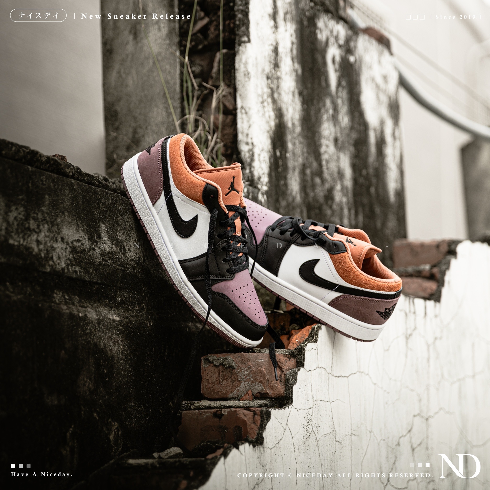 NICEDAY 現貨 Air Jordan 1 Low SE Sky J Mauve 天空紫 Fb9907-102