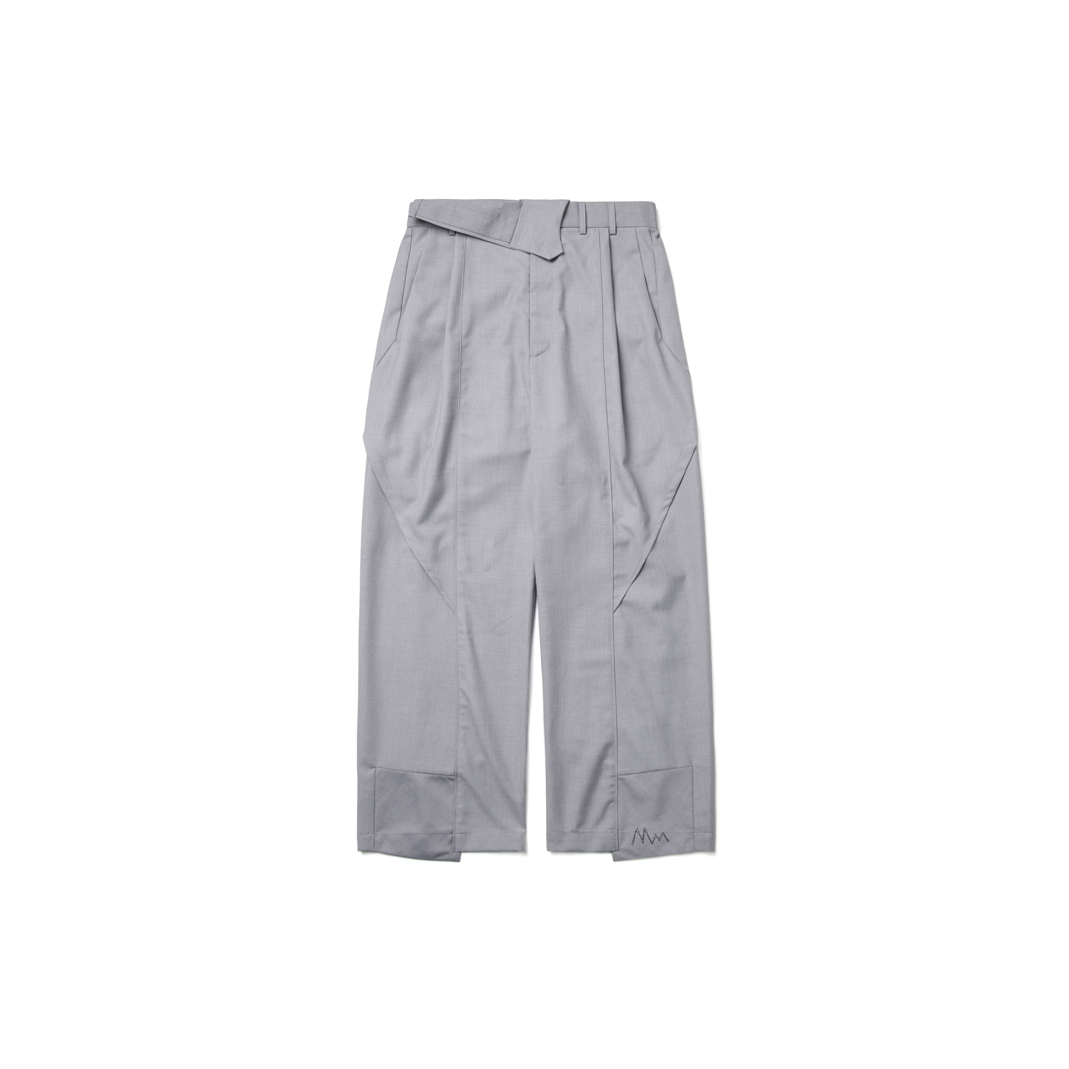 MELSIGN - “Nefelibata” Asymmetrical Trousers - Gray