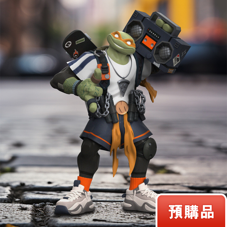 Mighty Jaxx 10吋 忍者龜 戰鬥都市 米開朗基羅 by Clogtwo