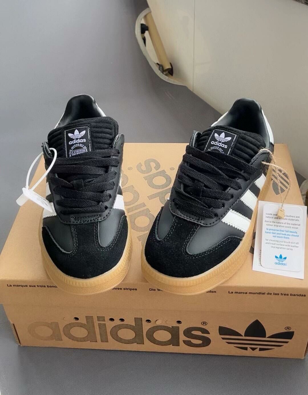 Adidas originals Samba XLG 厚底低筒板鞋