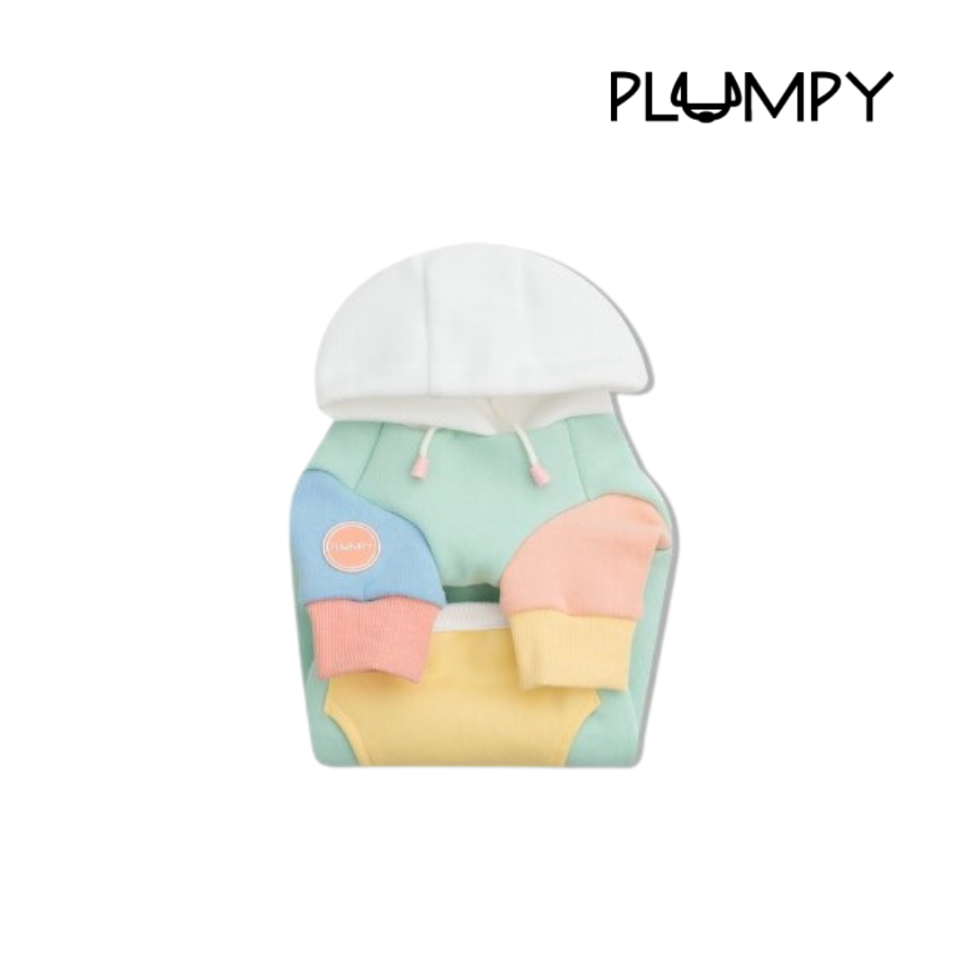 Plumpy 撞色帽踢(薄荷綠)
