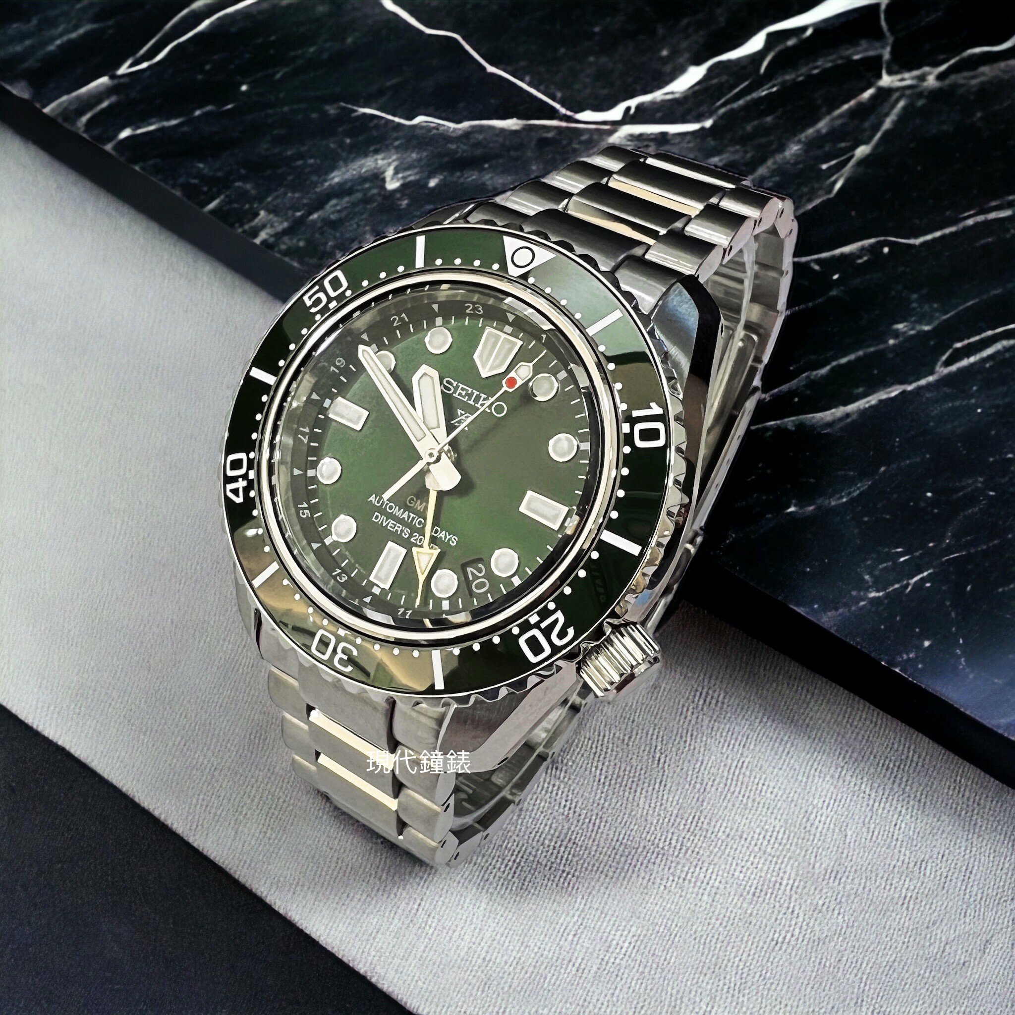 【SEIKO 精工】Prospex 三日鍊GMT潛水機械腕錶 6R54-00D0G 42mm 現代鐘錶