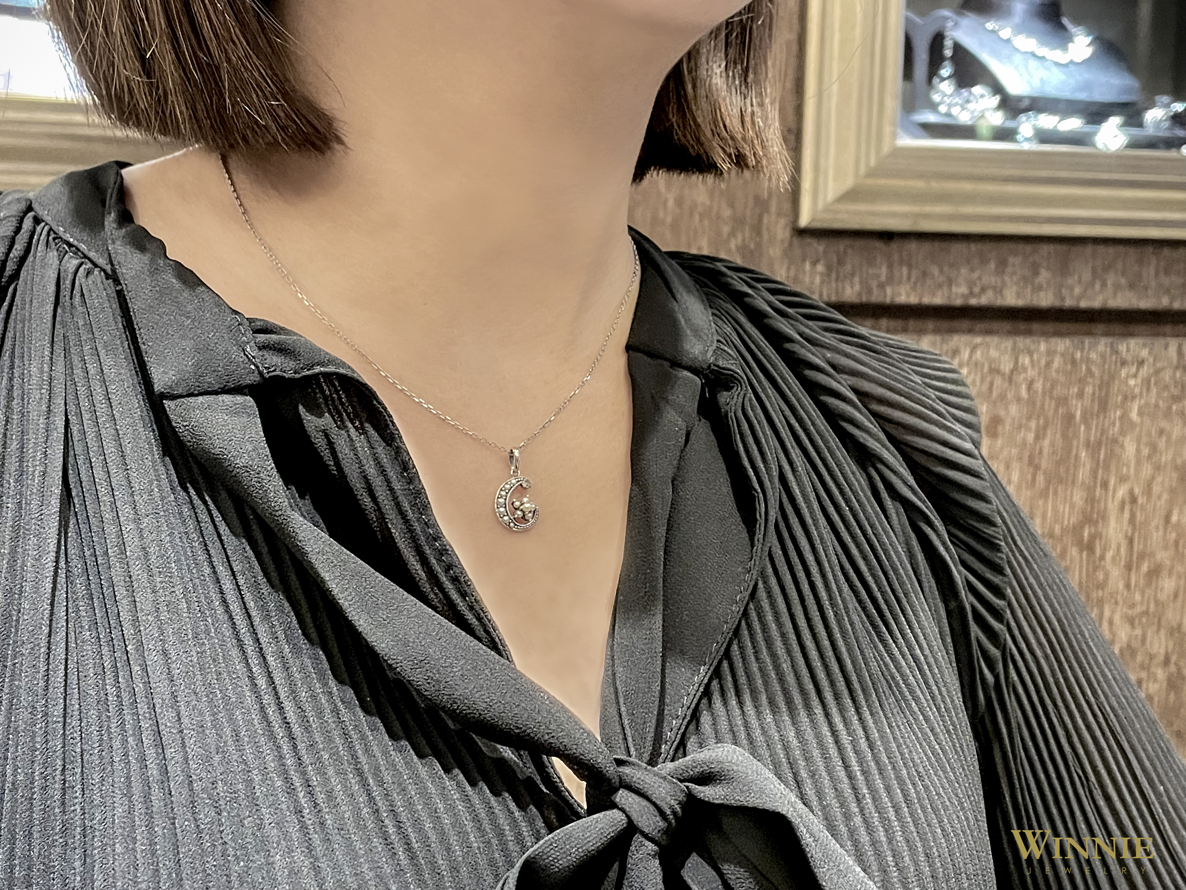 字母C小米珠墜子