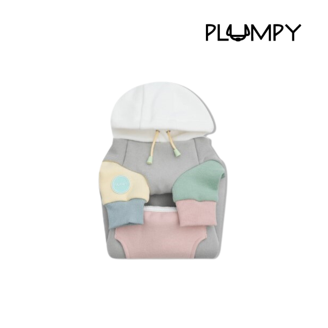 Plumpy 撞色帽踢(灰)