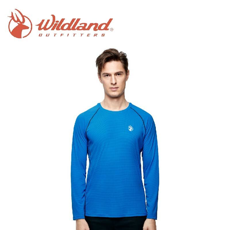 Wildland荒野 POLARTEC功能圓領長袖衣 男款 (兩色) 排汗/抗菌/抗臭/旅遊/登山露營 11WP1610