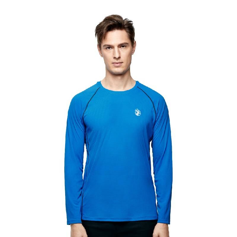 Wildland荒野 POLARTEC功能圓領長袖衣 男款 (兩色) 排汗/抗菌/抗臭/旅遊/登山露營 11WP1610