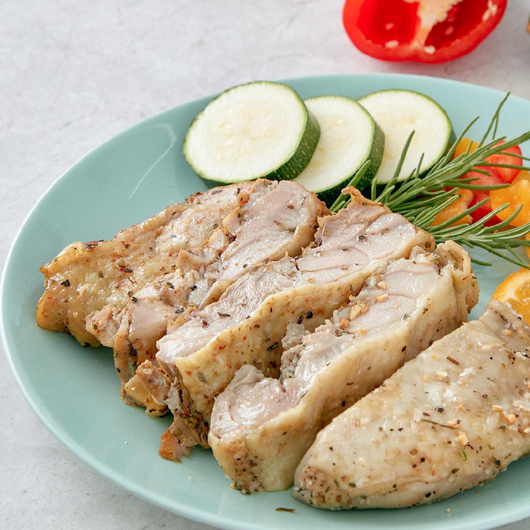 義式香草嫩烤雞腿排