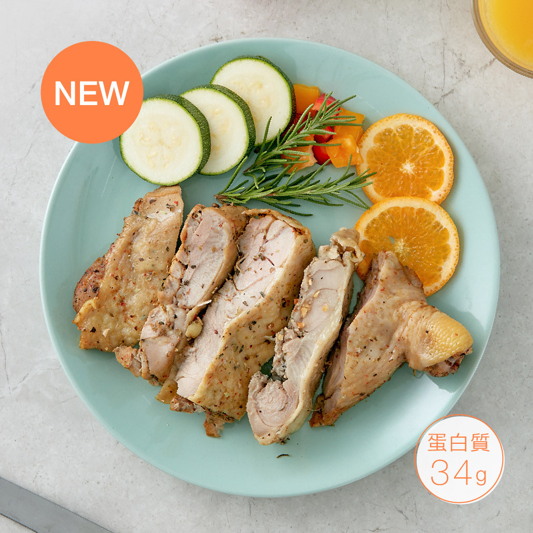 義式香草嫩烤雞腿排