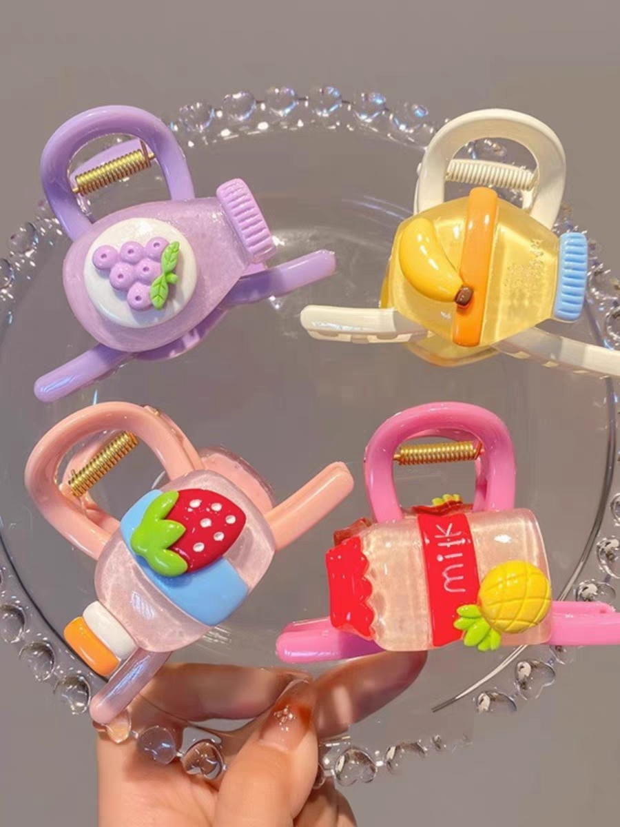 [2 FOR RM10] Cute Fruit Sweet Bottle Hair Claw