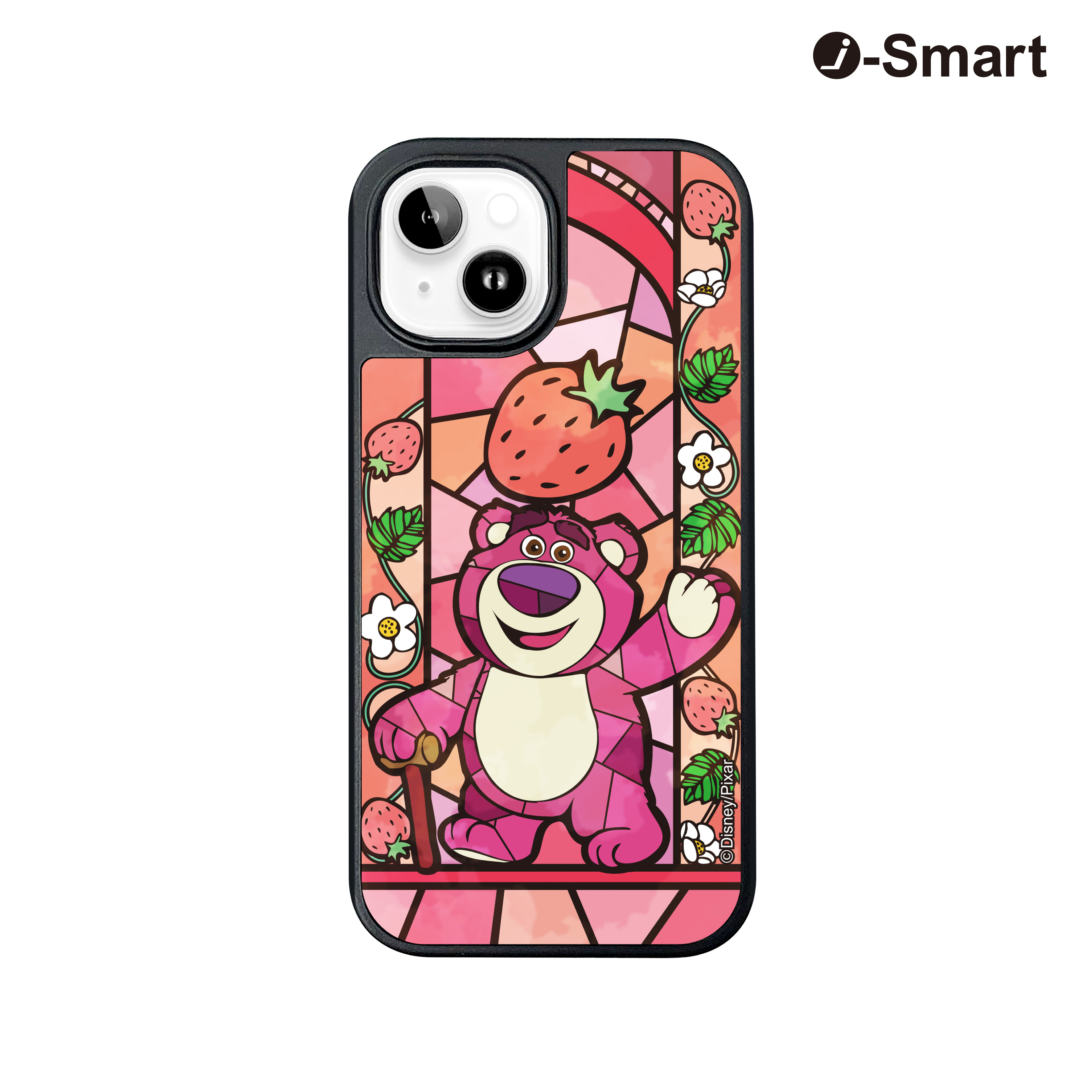 i-Smart迪士尼彩繪玻璃手機殼-勞蘇 Lotso