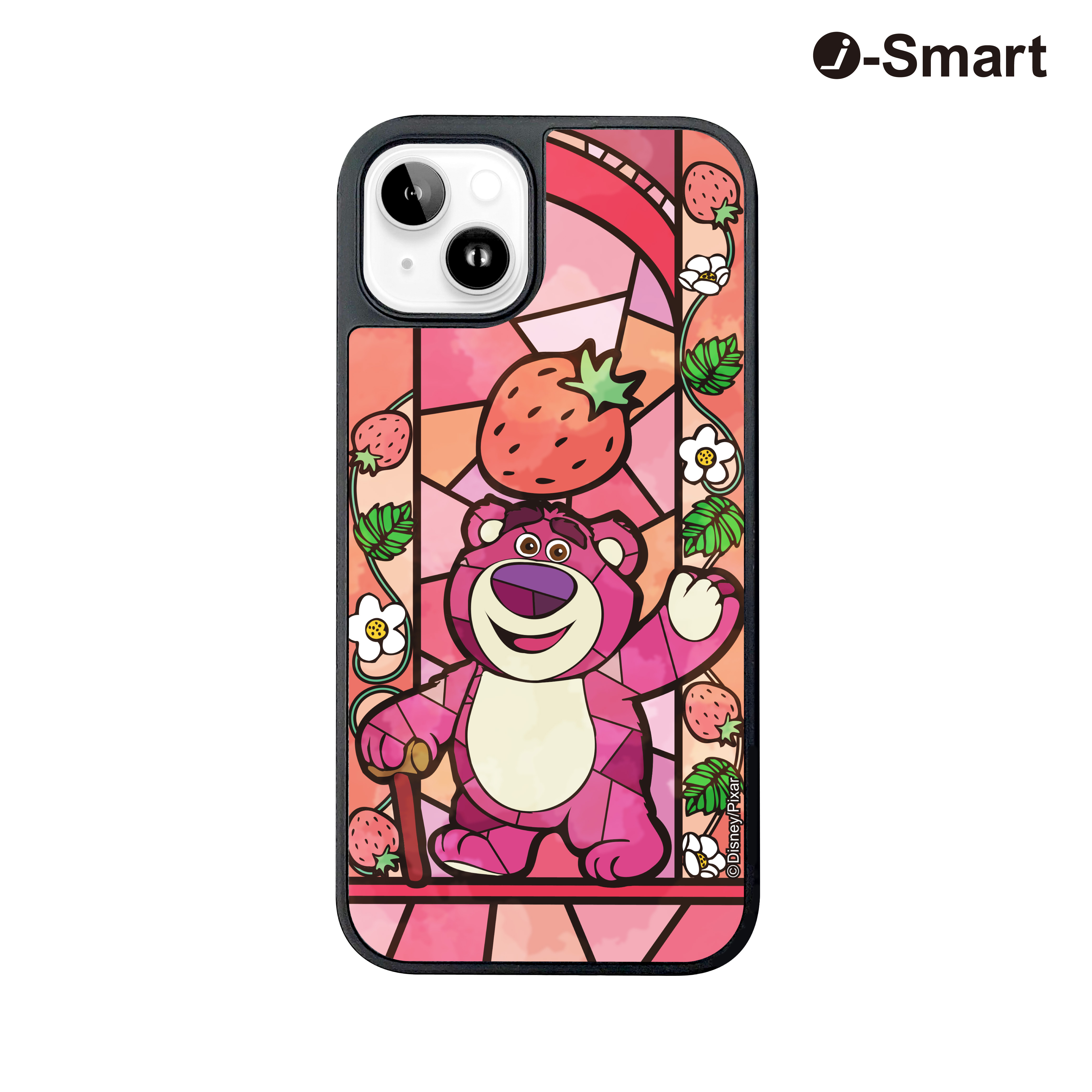 i-Smart迪士尼彩繪玻璃手機殼-勞蘇 Lotso