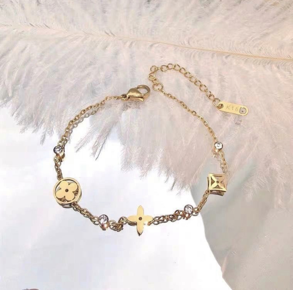 小I’v 全老花細翻玩手鍊