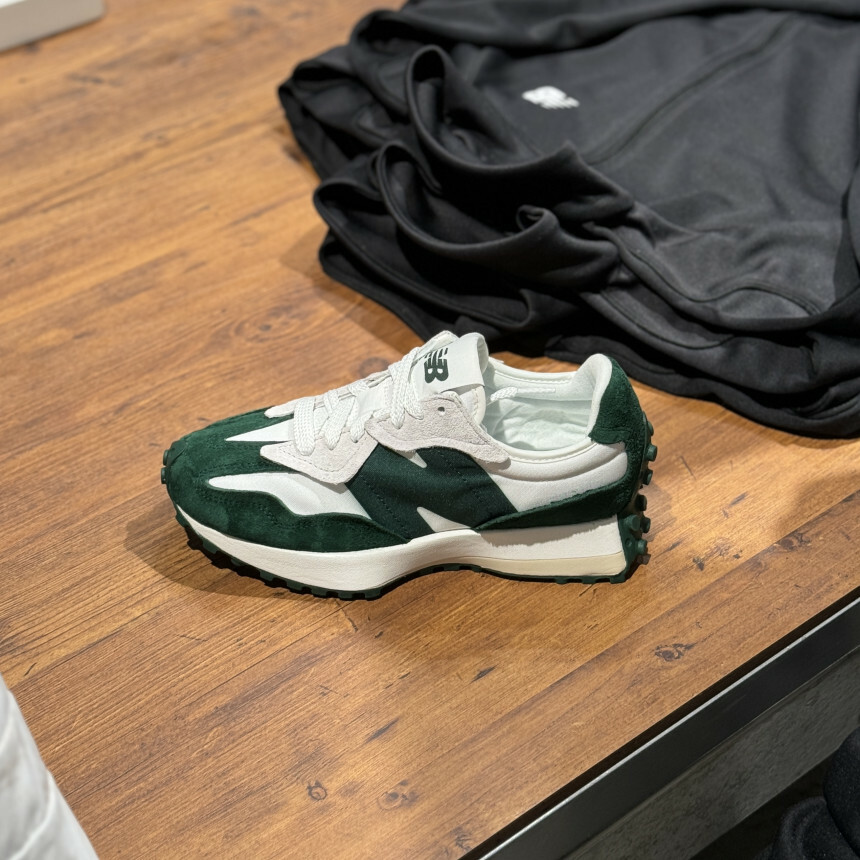 New Balance 327 孔雀綠 森林綠 日本限定 增高 復古鞋 U327WEL