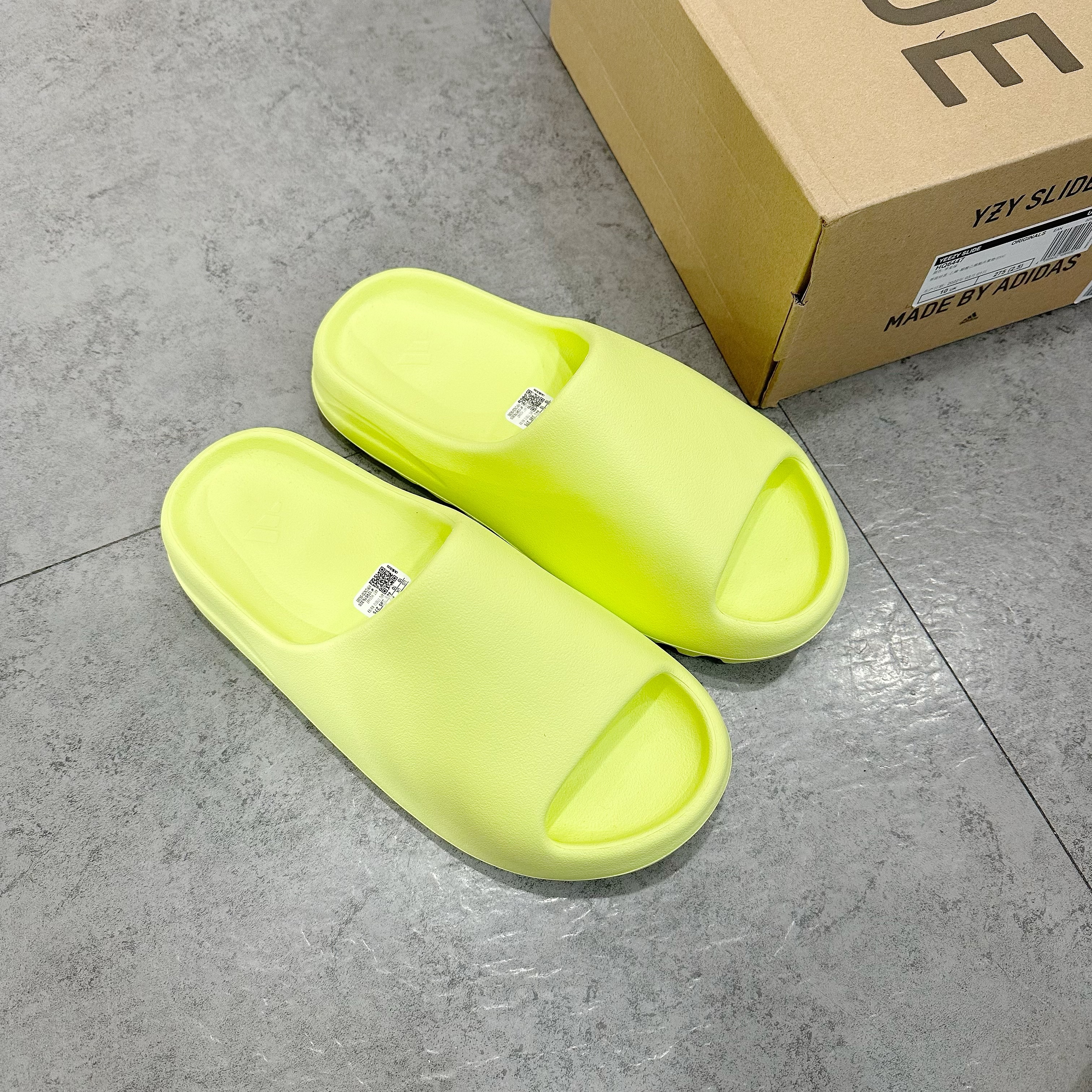 Adidas Yeezy Slide Glow Green 熒光綠  HQ6447