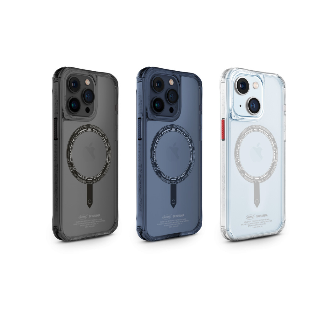 【Skinarma】iPhone 15 系列 Saido磁吸四角防摔手機殼