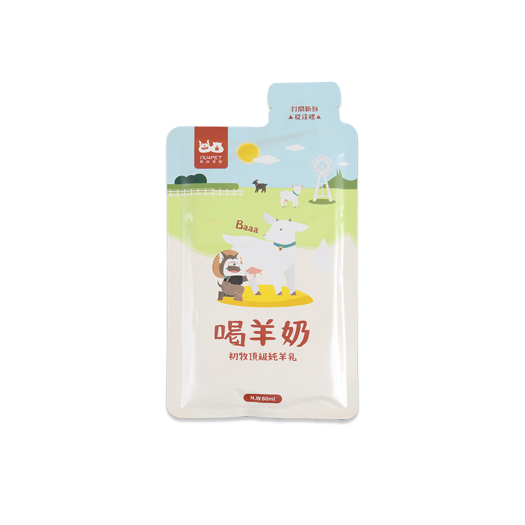 陪心寵糧 - 陪心初牧 喝羊奶頂級羊純乳 60ml (犬貓通用)