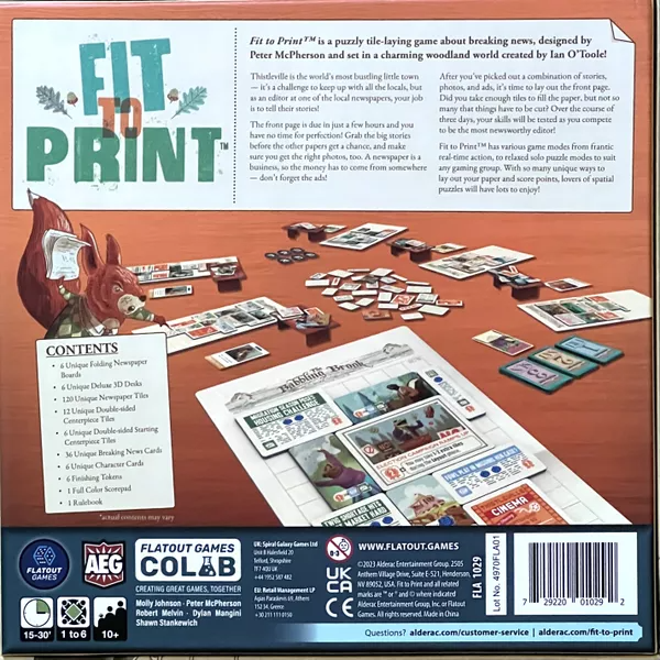 Fit To Print (Kickstarter Edition)