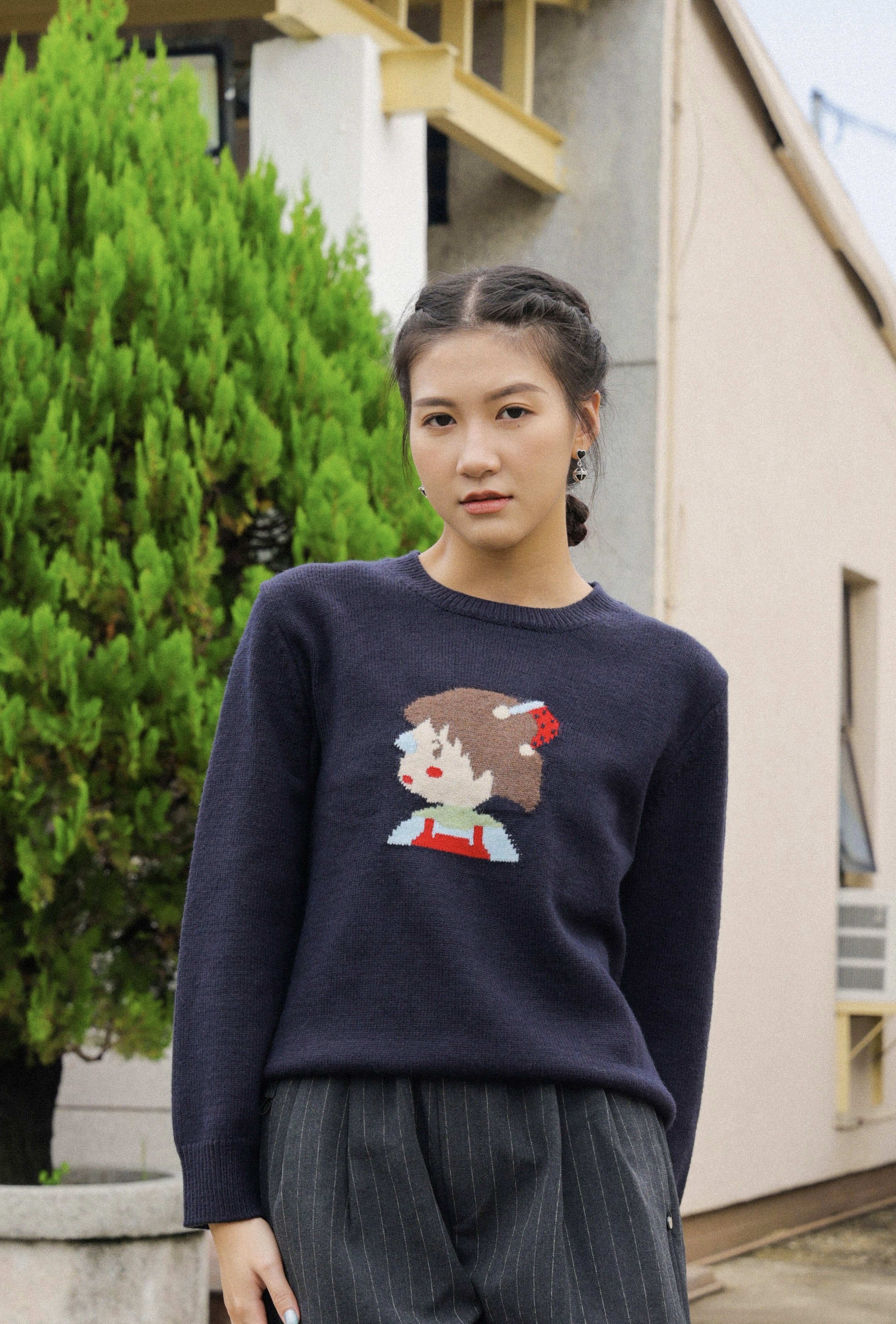 側面小女孩冷衫（現貨款式）