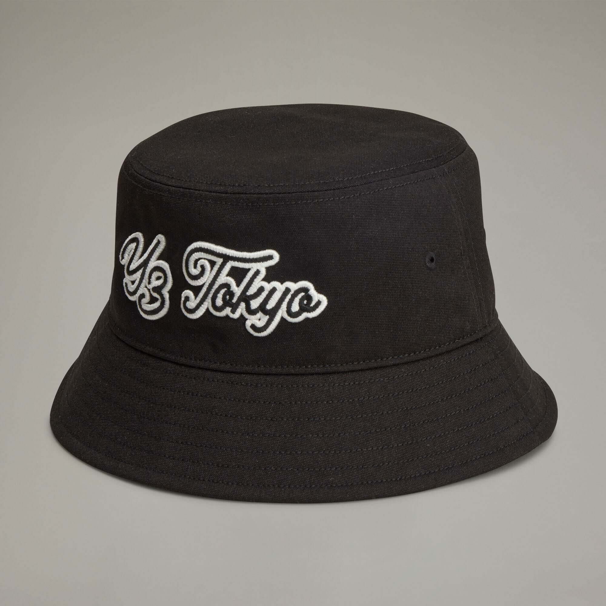 【 Y-3 T B HAT 刺繡漁夫帽 - 黑 】