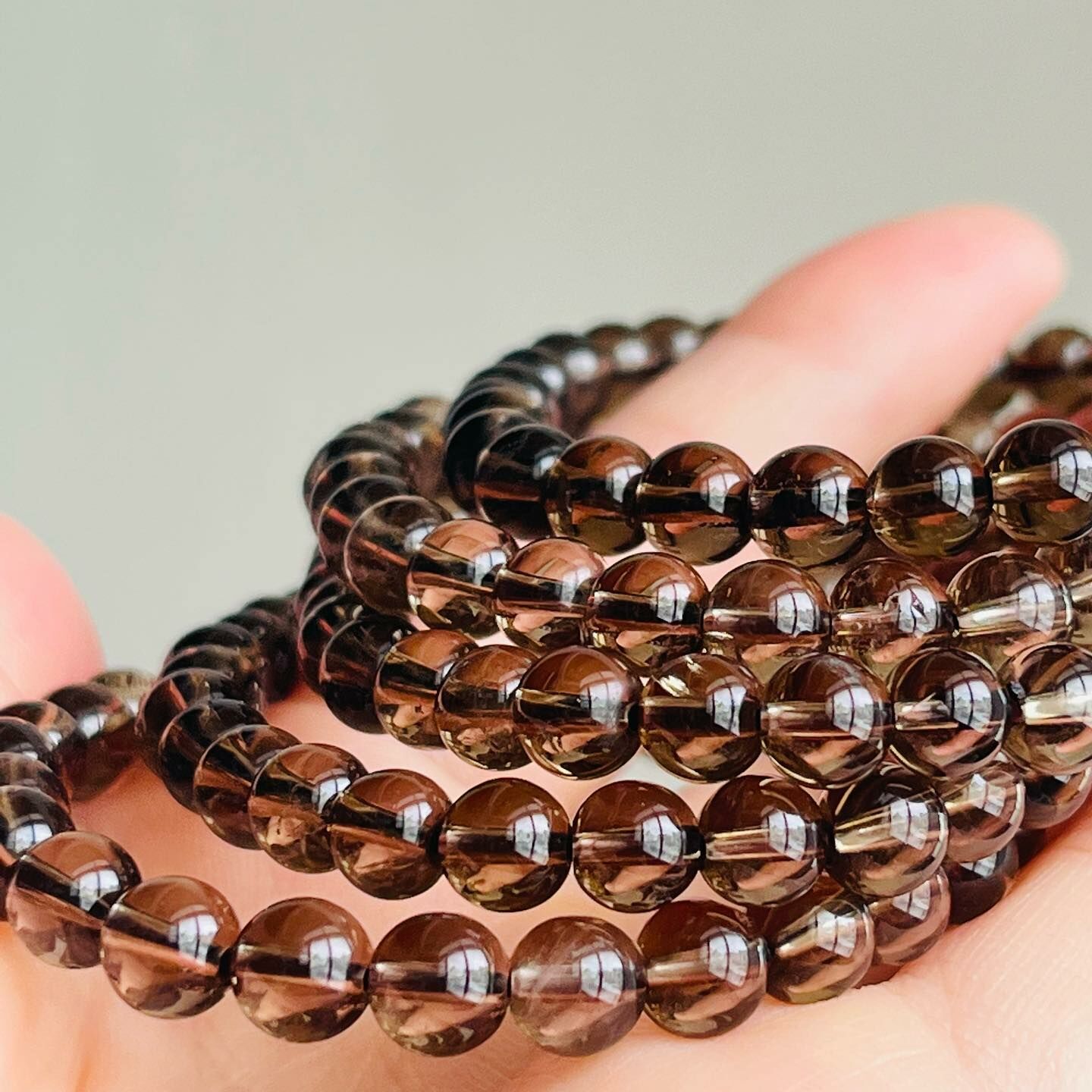 [原石] 茶晶 水晶手串 水晶手鍊