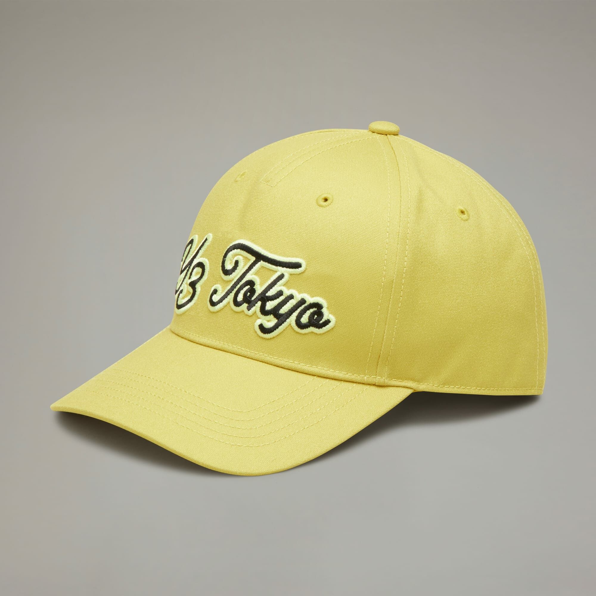 Y-3 T CAP 草寫立體字棒球帽- 芥末黃】