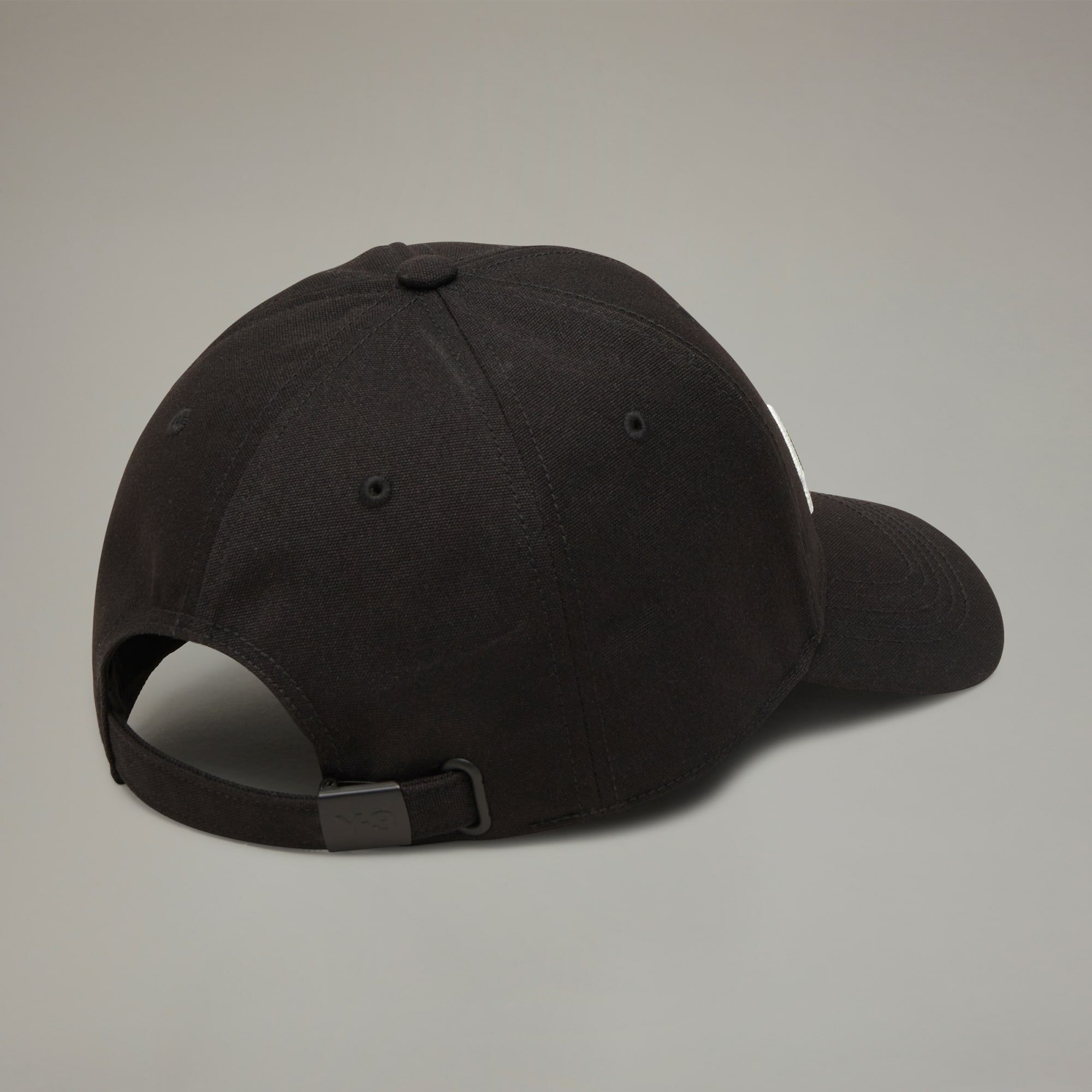 【 Y-3 T CAP 草寫立體字棒球帽 - 黑 】